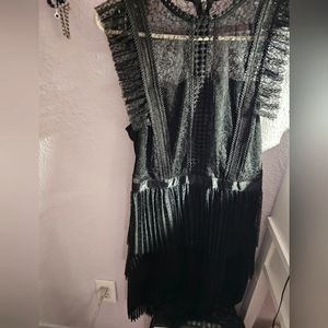 BLACK LACED DRESS 👗